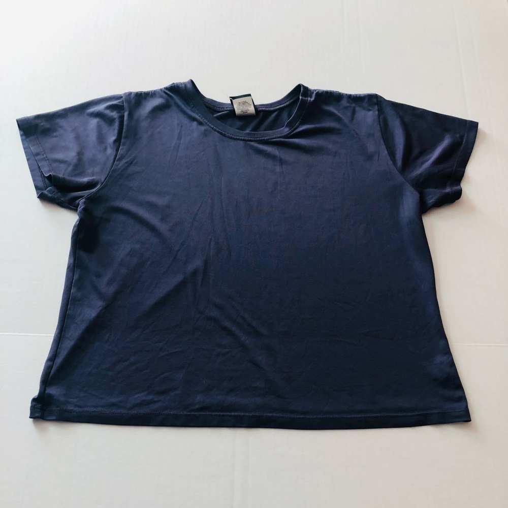 PATAGONIA WOMENS SHORT SLEEVES CREW NECK LAVENDER SHIRT SIZE L
